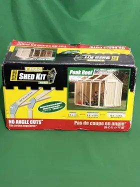 90192mie 2x4 Basics Build Your Own Any Size Peak Roof Shed Kit -