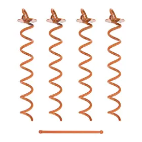 6618 7penn Spiral Ground Anchors - 16 Inch Tent Stakes Heavy Duty Screw Anc