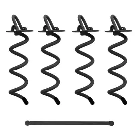 6748 7penn Spiral Ground Anchors - 8 Inch Tent Stakes Heavy Duty Screw Anch