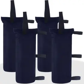 Abccanopy 840109931825 Canopy Weights Set Of 4-120lbs Sand Bags For Pop 120lbs Navy Blue