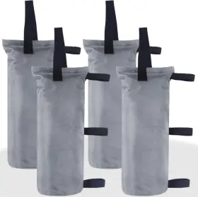 Abccanopy 840109931887 Canopy Weights Set Of 4-100lbs Sand Bags For Pop Up 100lbs Gray