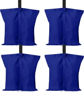 Abccanopy 840109931962 Canopy Weights Tent Sand Bags 4pcs-pack Blue 120 Lbs