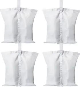 Abccanopy 840109931979 Canopy Weights 120 Lbs Tent Sand Bags 4pcs-pack White