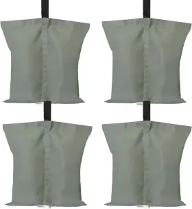 Abccanopy 840109931986 Canopy Weights 150 Lbs Tent Sand Bags 4pcs-pack Gray