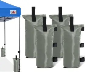 Abccanopy 840109935854 Canopy Weights Set Of 4-120lbs Sand Bags For Pop Up 120lbs Gray