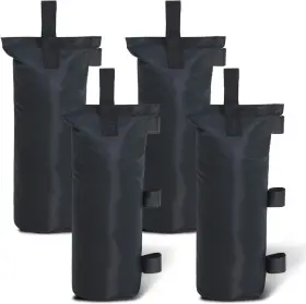 Abccanopy 840109966230 150 Lbs Extra Large Canopy Sand Bags For Pop Up Tent Gazebo Black
