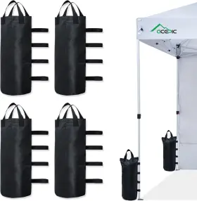 Sd01 Acepic Canopy Weight Set Of 4 132 Lbs Sand Bags For Pop Up Oxford Black