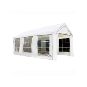 Cpwt1020unb Aleko Heavy Duty Outdoor Gazebo Canopy Tent With Sidewalls White