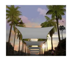 Ag10x13grey16 Amgo Custom Size 16ft X 20ft Grey Rectangle Square Sun Shade Sail Upf50 Agtapr