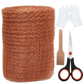 P3-0j9r-syor Arilaca Copper Wool For Rodent Control - Mesh Screen Roll 5 Inch X 46 In Ft