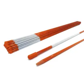 Autoparts 941110175667 Orange Reflective Driveway Markers Snow Stakes 48 Inches Long 5/16-