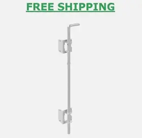 73014306 Barrette Outdoor Living Gate Hardware Fence Drop Rod Heavy Duty 24 Inch White Wood Vinyl Aluminum Gates