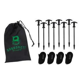 Ba705 Barronett Blinds All-terrain Ground Stake Kit 8 Threaded Tip Stakes 4 Ti