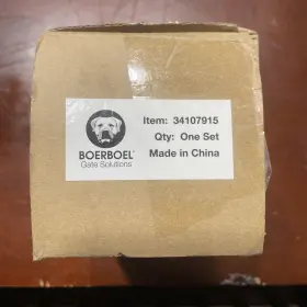 34107915 Boerboel Boreboel Hinge Kit 2-pack 3.4 Inch X 8 Steel White Standard Wrap
