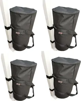 Spa-00062 Brand Spatutongs 200 Lbs Extra Large Canopy Heavy Duty Sand Bags 4-pack Black 200lbs