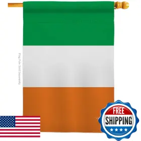 Breeze Decor B01dmq95ke Irish Flag St. Patricks Day Shamrock Clover Home Outdoor Banner 28 Inch X40