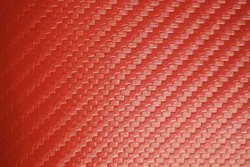 Buddstore 609963640213 Carbon Fiber Marine Vinyl Fabric Fire Red Outdoor Automotive Upholstery 54 Inch W