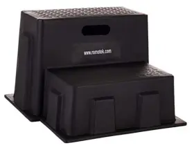 3013658 Buyers Products Poly Step Utility 2 Steps Black