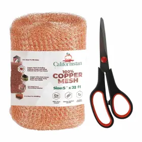 Cm-01 Californistan Copper Mesh Rodent Control 5in X 32ft- Rustproof 32ft Reddish Brown
