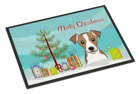 Carolines Treasures B018pu8b2u Jack Russell Christmas Tree Doormat 18x27 Indoor/outdoor
