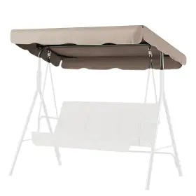 Ce Compass Swg Cvr 75in Bg Porch Swing Canopy Replacement Patio Cover Beige 72 Inch X 52