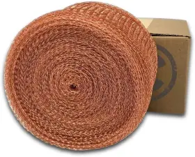 Mesh100 Coldbreak Mesh 5 Inch X 100ft Pure 100% Copper Usa Made