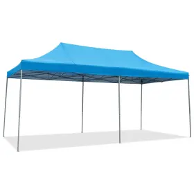O118bl-saa21084 Costway 10ft X 20ft Instant Pop Up Wedding Tent Folding Canopy Outdoor With Carry Bag Blue