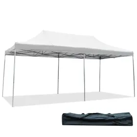 O118wha21085 Costway 10ft X 20ft Instant Pop Up Wedding Tent Folding Shelter Canopy Carry Bag White