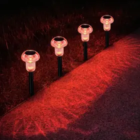 B0cthm8sph Cozy-pavilion Halloween Solar Pathway Lights Outdoor 4 Pack Red Led Driveway Light Powe