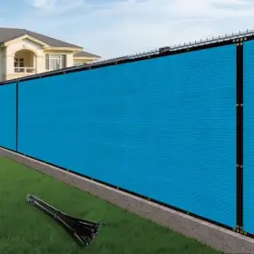Crnets Fps6500p 170gsm 6x50ft Fence Privacy Screen Heavy Duty Cover For Blue