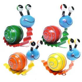 B0bx41zdc5 Cruis Cuka Metal Snail Garden Art Decor - Set Of 4 Colorful Outdoor Lawn Ornamen