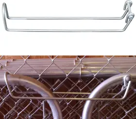 Ctuoptuo 711181257342 Over Throw Wire Arm Top Gate Latch Chain Link Double Driveway 13.5 Inch Length