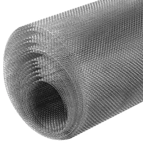 Cq10meshswus Cunqn Wire Mesh 304 Stainless Steel Woven 11.8 X 196.8 Inch Garden Sliver