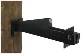 Woodex-5wp-15b Dare Wood Post 5 Inch Insulator Extenders Black 15-pk