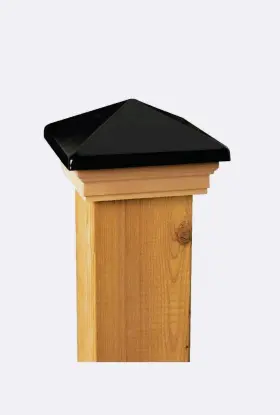 73520 Deckorators 4x4 Blk/cdr Vct Post Cap