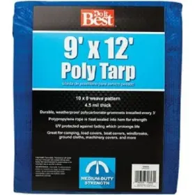 700533 Do It Best 7-pk Blue Woven 9 Ft. X 12 Medium Duty Poly Tarp Model
