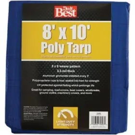725264 Do It Best 10-pk Blue Woven 8 Ft. X 10 General Purpose Tarp Model