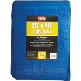 767921 Do It Best 2-pk Blue Woven 20 Ft. X 40 General Purpose Tarp Model