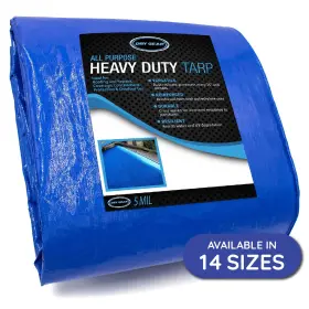 Dry Gear 713152253087 Tarps Multi-purpose Waterproof 20x30 - All Purpose 5 Mil Tarp High Durabili