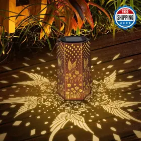 B0cxj55mq7 Eandisom Hummingbird Solar Lantern - Mothers Day Birthday Gift For Mom Grandma Women
