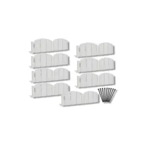 Easyflex 3600wt-10-6 10 Ft Plastic White Landscape Edging Kit