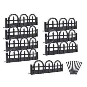 3601-10-6 Easyflex 10 Ft. L Plastic Black Landscape Edging Kit