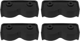 715-sg Emagtech 4pcs 2-way Pop-up Gazebo Connector As Description Shown Black