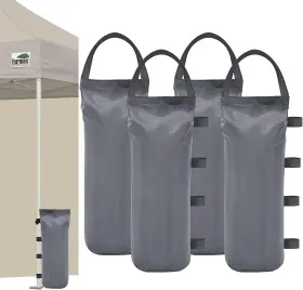 Eurmax 717024868188 Usa Weight Capacity 112 Lbs Extra Large Pop Up Gazebo Standard Gray