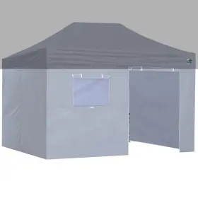 Eurmax 770642608437 Usa Full Zippered Walls For 10 X 15 Easy Pop Up Canopy Tent Enclosure