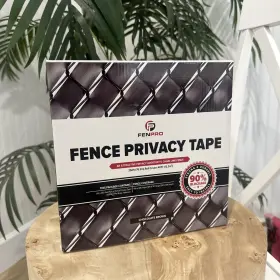 Fw250-wht Fenpro Chain Link Fence Privacy Tape Arctic White 250ft 76.2m