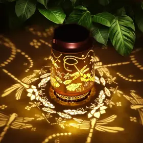 B0fn4b3zfc Fussion Dragonfly Gifts For Women Solar Lantern Decor Birthday