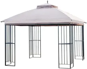 Garden Winds 717964054672 Replacement Canopy For The Treasures Steel Finial Beige