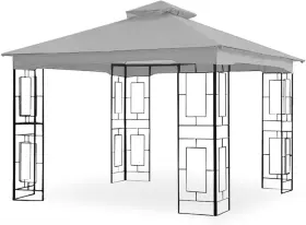 Lcm1157sg-rs Garden Winds Replacement Canopy For Treasures Geo 10ft Slate Gray