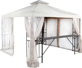Lcm1338b-rs Garden Winds Replacement Canopy Top Cover For The 10x10 Crescent Gazebo Beige